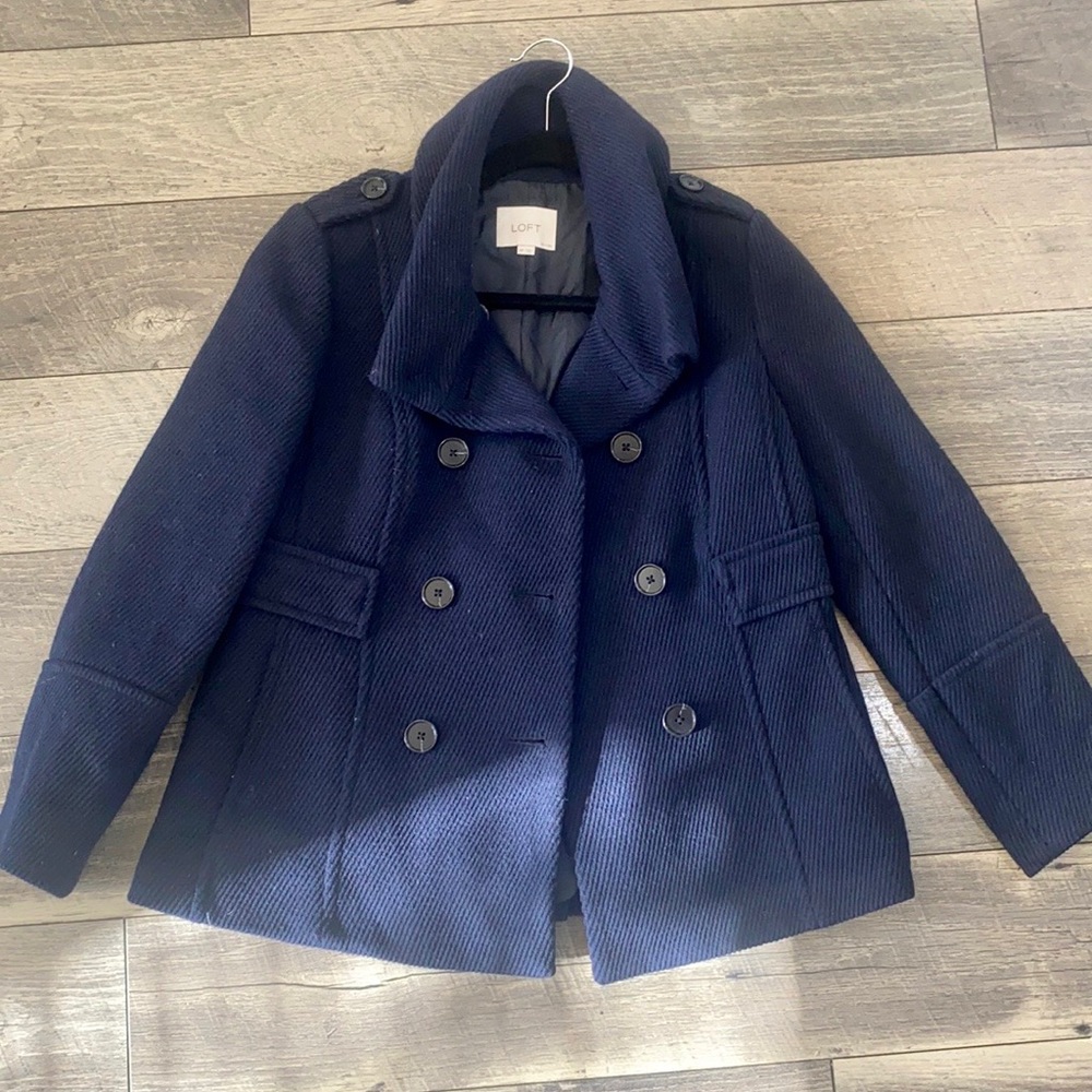LOFT Wool Blazer Coat